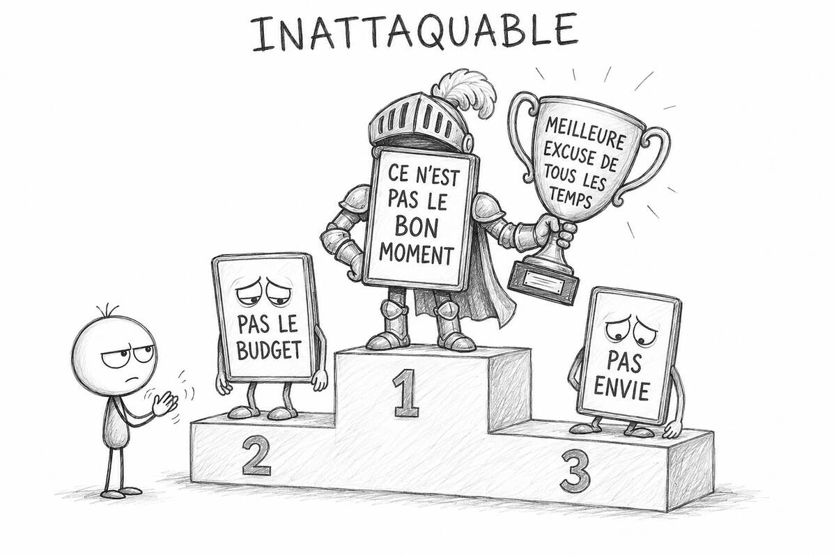 Ce n’est pas le bon moment : la meilleure excuse de tous les temps pour ne pas se reconvertir