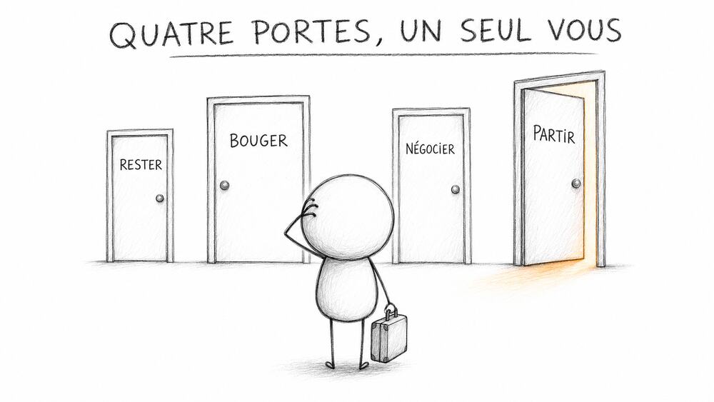 Quitter son travail : quatre portes de sortie possibles