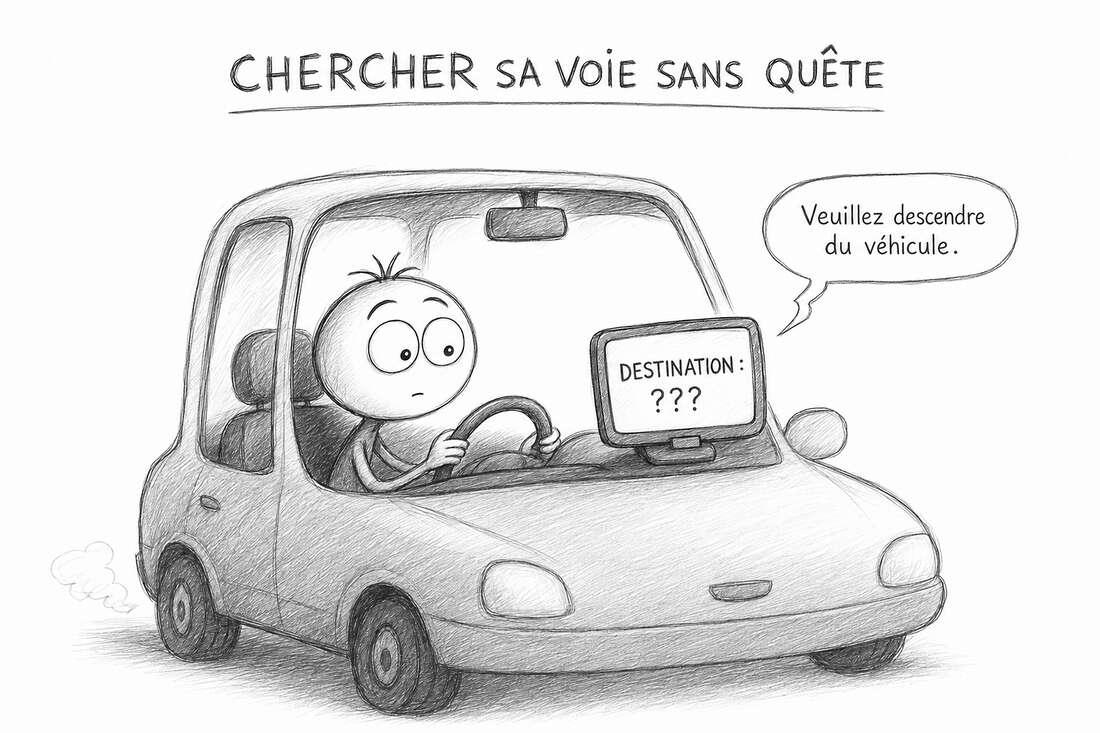Chercher sa voie sans quête de sens : un GPS sans destination