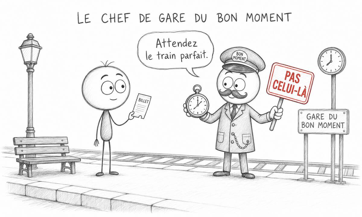 Le Chef de Gare du Bon Moment, le personnage qui vous fait attendre le train parfait