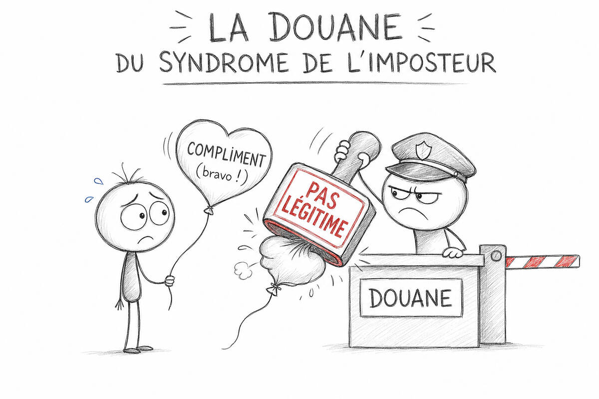 Le syndrome de l’imposteur tamponne vos compliments : PAS LÉGITIME