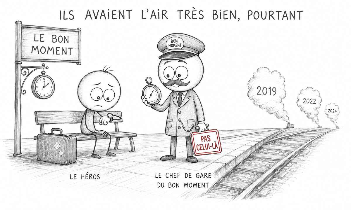 Attendre le bon moment pour se reconvertir : les trains 2019, 2022 et 2024 sont déjà partis