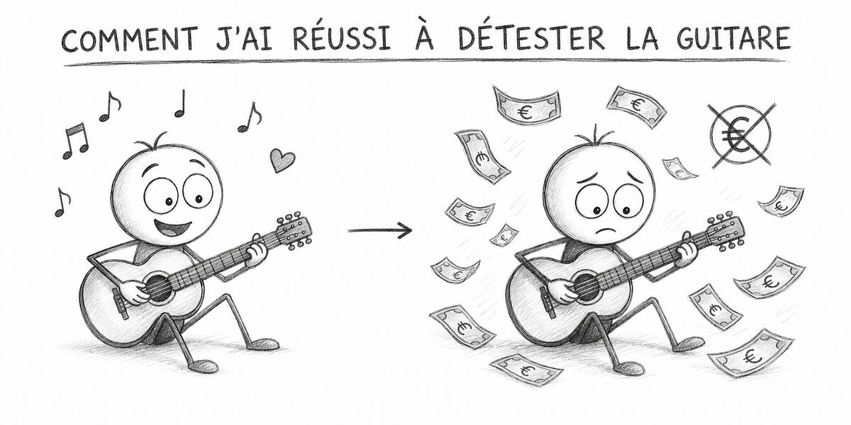Suivre sa passion ne suffit pas pour trouver sa voie : comment j’ai détesté la guitare