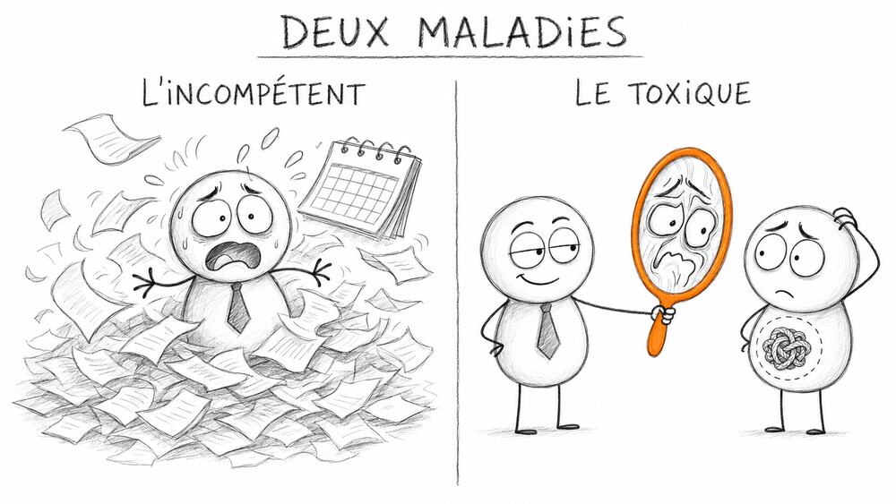 Sortir d'un travail qui vous abîme 3 Deux maladies : l'incompétent et le toxique