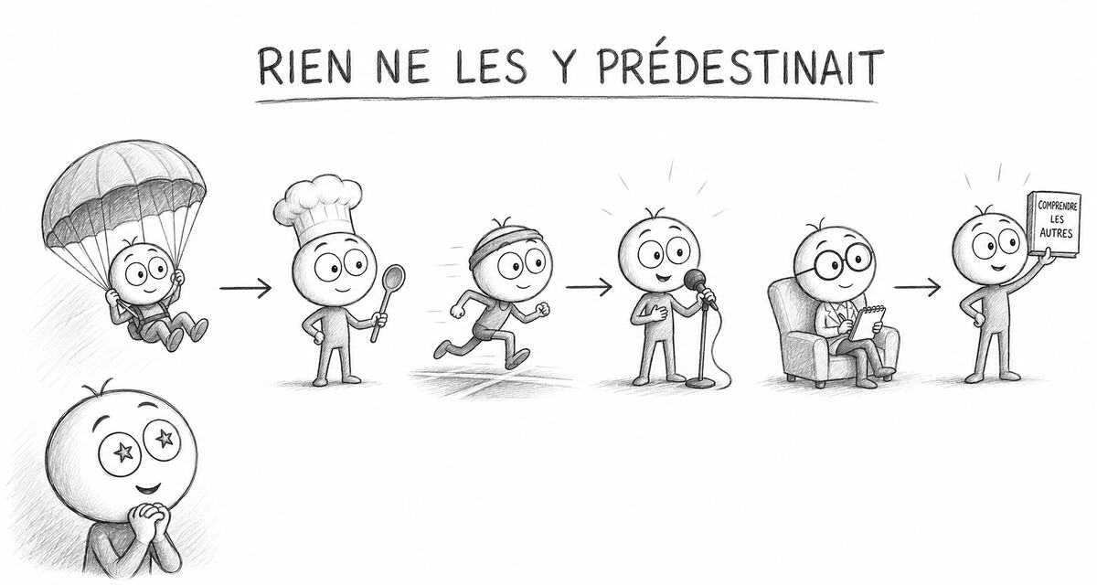 Reconversions célèbres : rien ne les prédestinait à trouver leur nouvelle voie