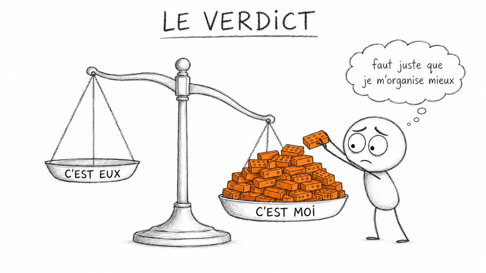 Sortir d'un travail qui vous abîme 2 Le verdict : la balance penche du côté « c'est moi »