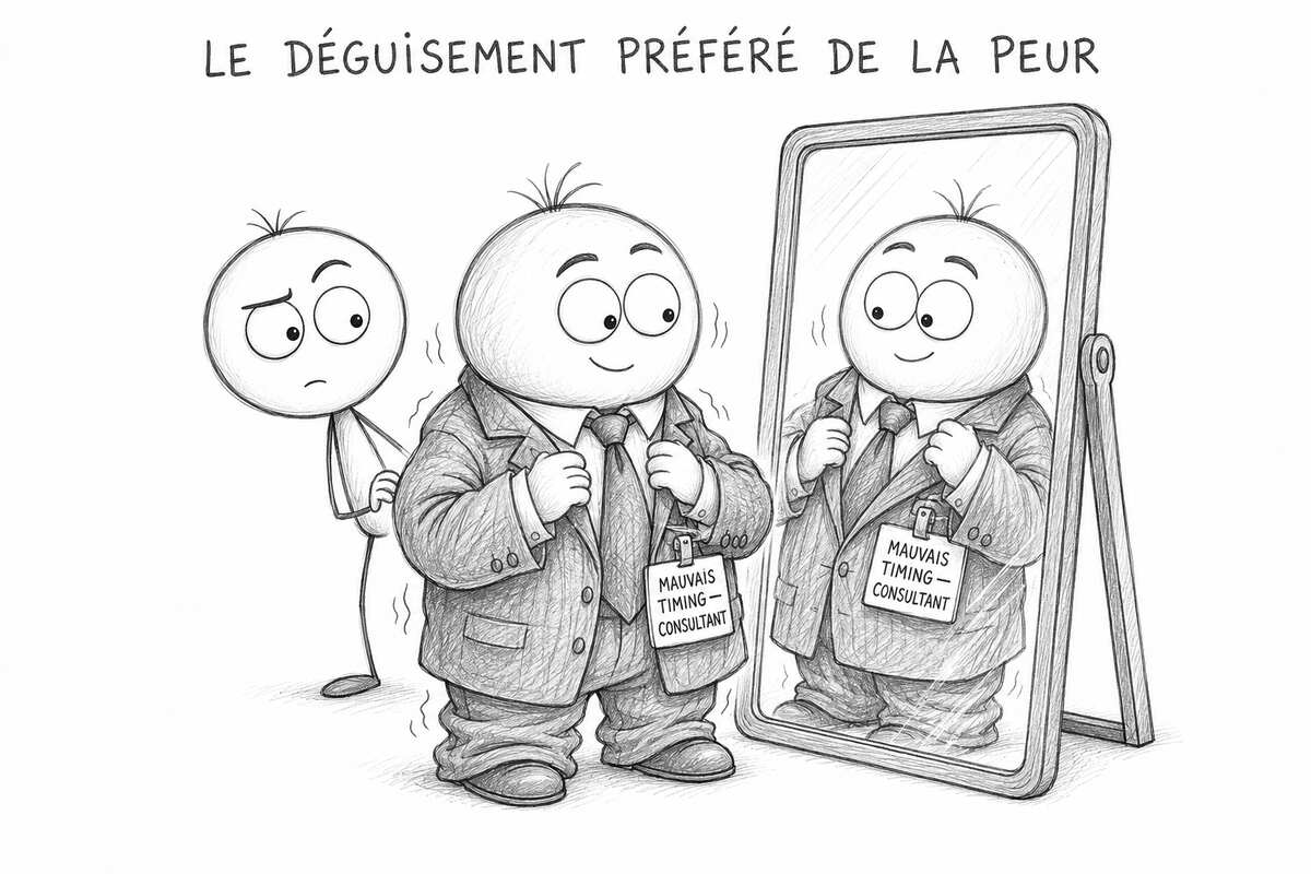 La peur déguisée en mauvais timing : la vraie raison de reporter sa reconversion