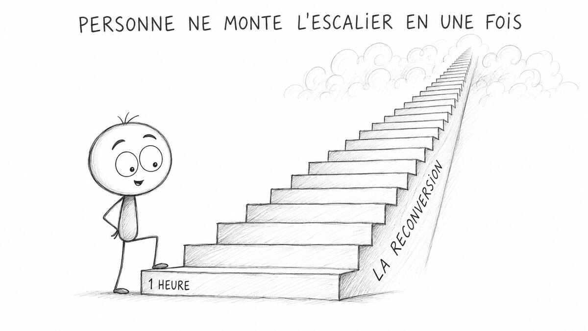 Le premier pas d’une reconversion : une première marche de 30 minutes