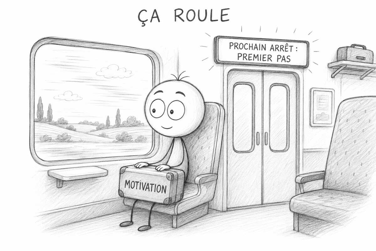 En route vers le premier pas de sa reconversion professionnelle