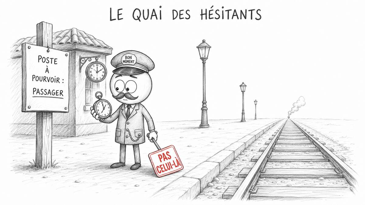 Le quai des hésitants : le Chef de Gare du Bon Moment reste seul