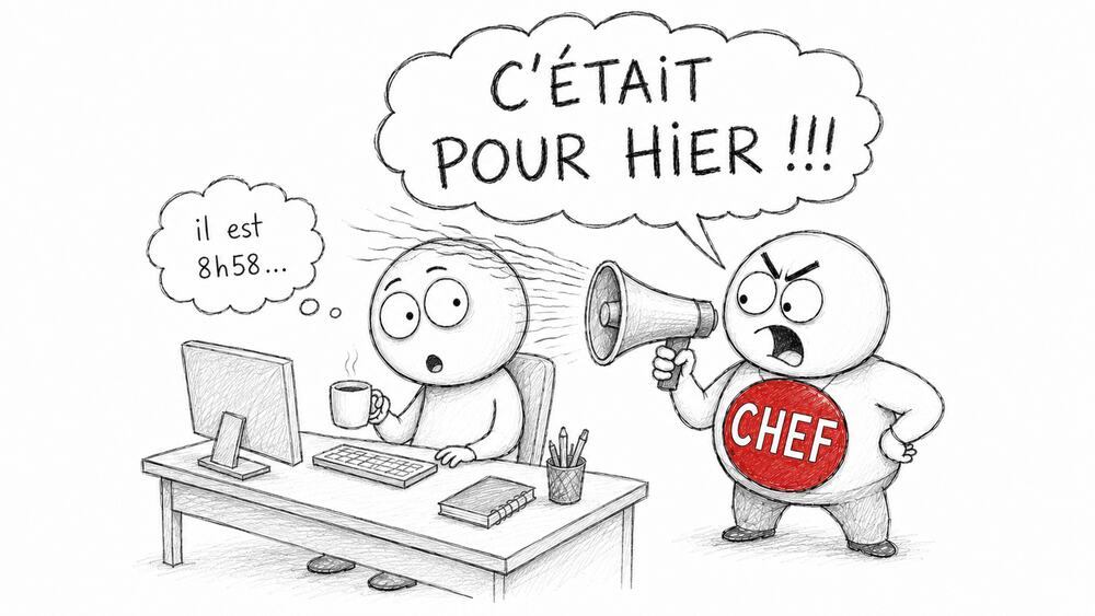 Ambiance de travail toxique : le petit chef et son mégaphone dès 8h58
