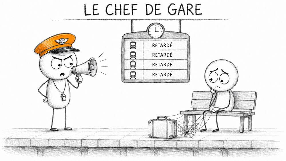 Trouver vers quoi aller 2 Attendre le bon moment pour se reconvertir, un train qui ne part jamais