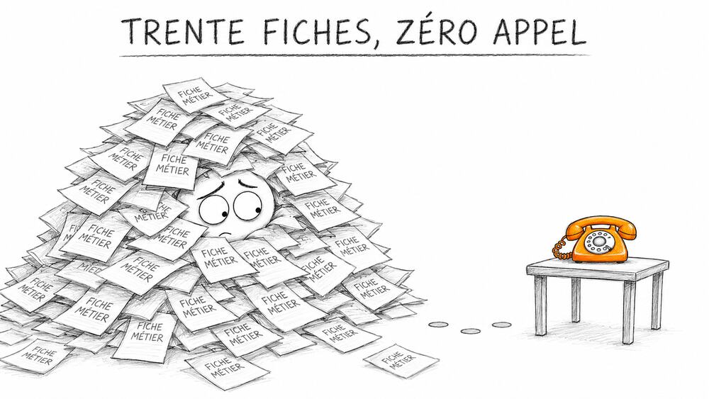 Trouver vers quoi aller 5 Enquête métier : appeler plutôt que lire des fiches métier